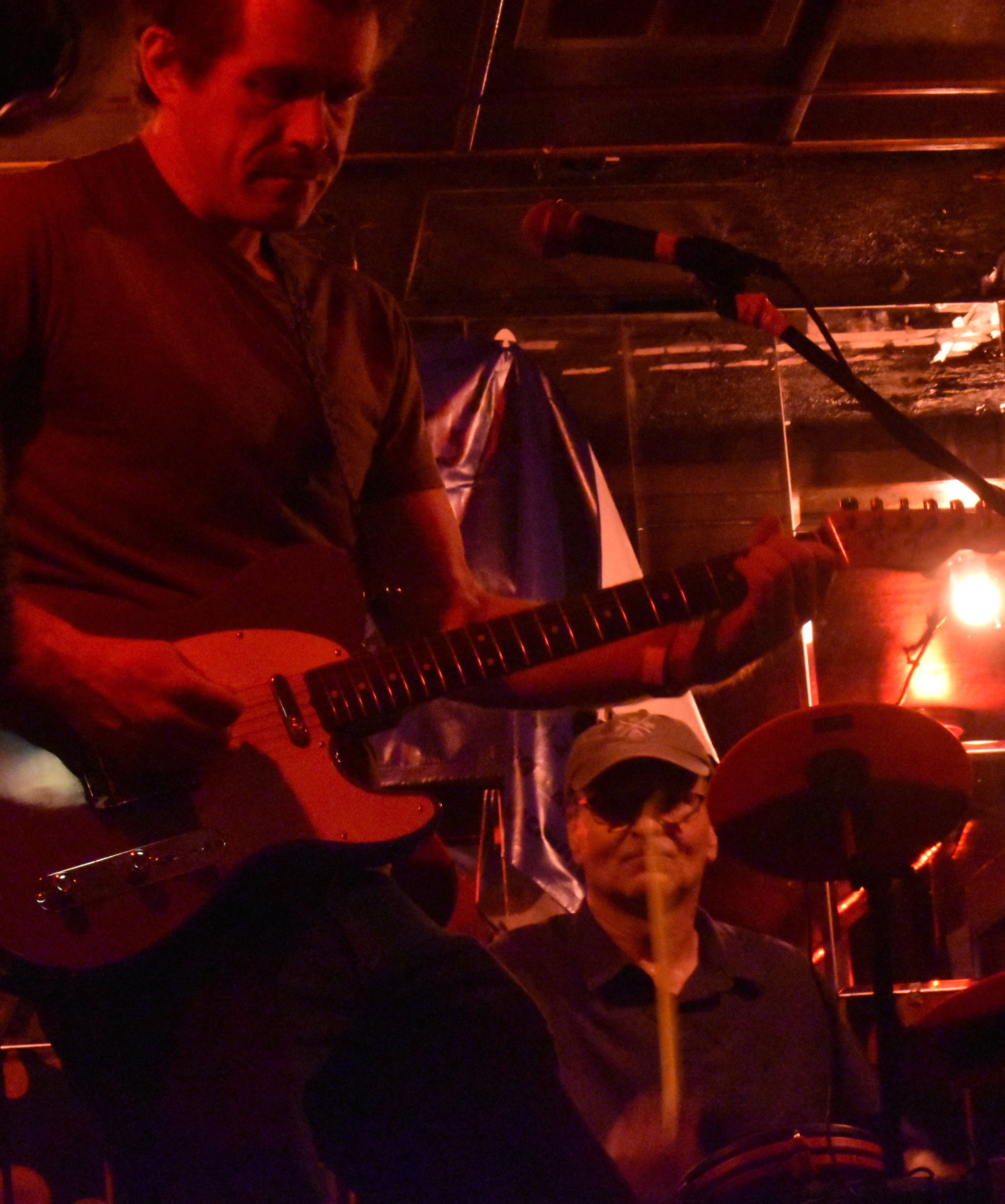 Abbey Cats drummer performing live
